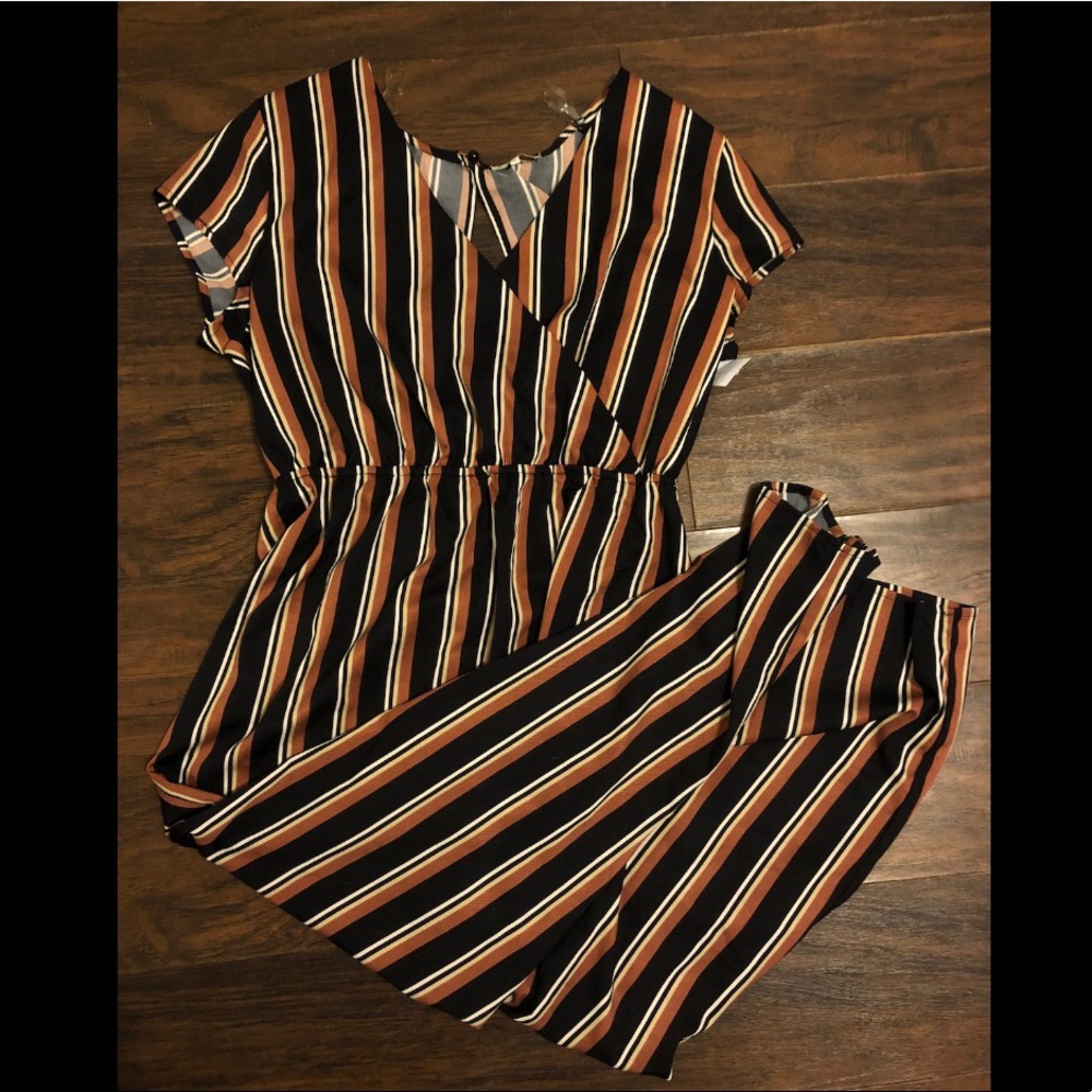 Striped Jumpsuit